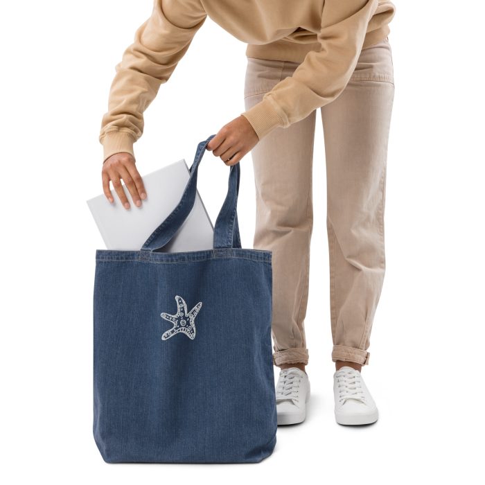 Shopping bag di jeans organica - immagine 4